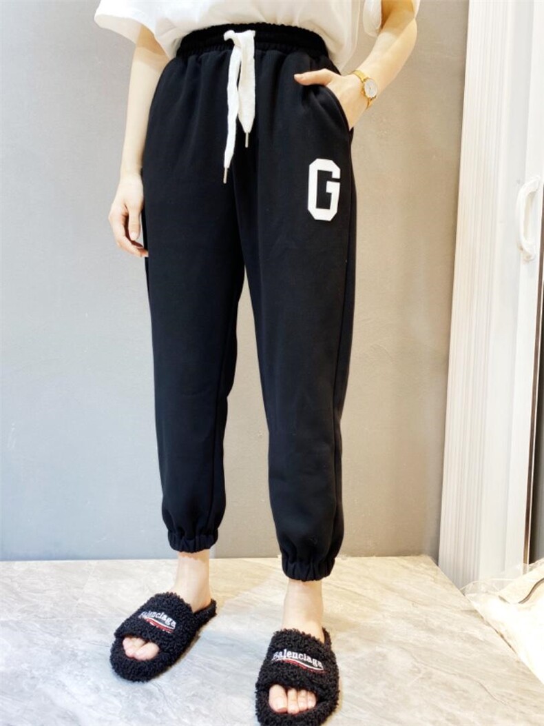 秋冬季加厚G标休闲卫裤,女装休闲裤,吾衣酷驿站