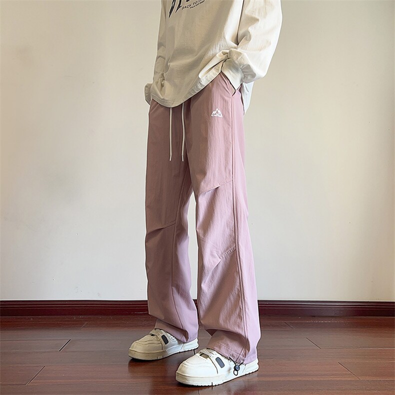 KP815P28港风工装休闲裤男宽松直筒束脚伞兵裤,男装工装外套,星座1204