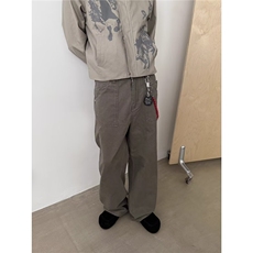 美式复古直筒垂感牛仔裤男女宽松休闲潮牌vibe长裤个性设计感裤子，男装牛仔裤，星座506A