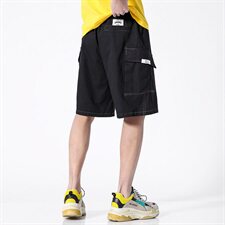 2021夏季新款大码日系工装休闲裤男运动五分裤短裤K19-P40，男装休闲裤，电商A001