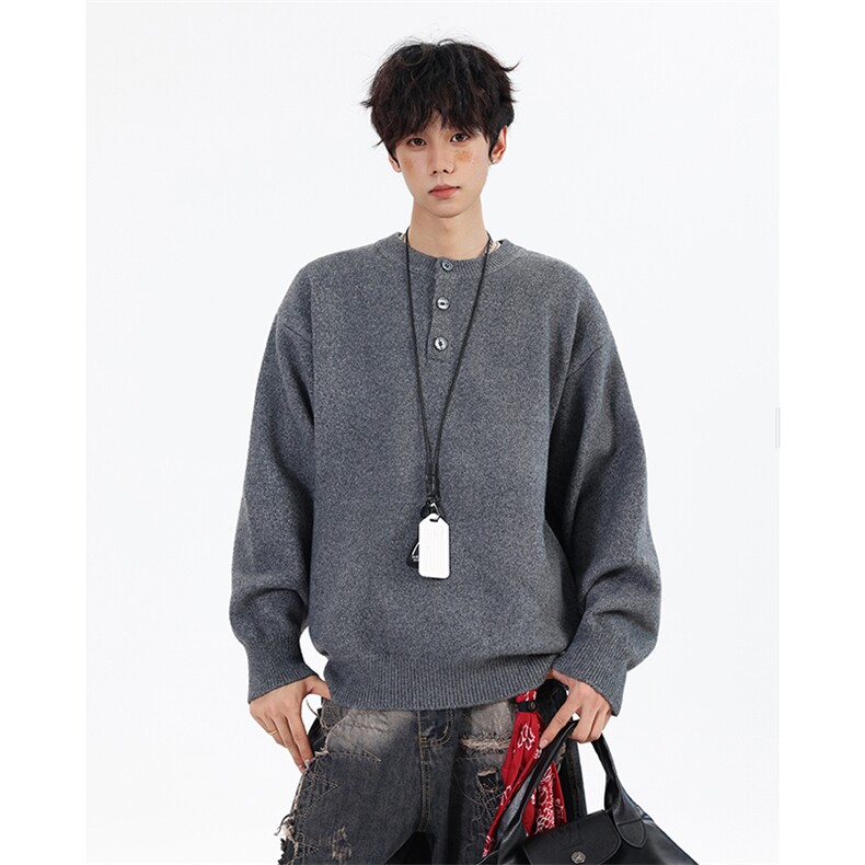 517A-8-M201-P68高品质老钱风针织衫基础款毛衣,男装针织衫/毛衣,星座517A-8（原B282）