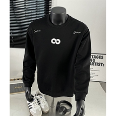 自家图！美式重磅刺绣圆领套头卫衣，男装卫衣，星座617C