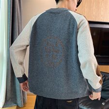 秋冬季外套男潮流韩版毛衣外穿针织衫男装秋装开衫DS842T，男装针织衫/毛衣，电商A102