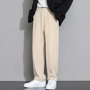 春夏薄款男士时尚修身休闲百搭直筒小西裤XZ310B-3-K8871-P40图片