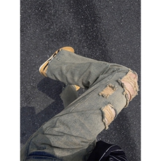 B221美式ins高街暗黑宽松直筒破洞牛仔裤LK25479-特P45控78，男装牛仔裤，电商B221