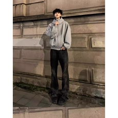气质ins日系潮流简约百搭半高领卫衣文艺流行慵懒时尚新款原宿，男装卫衣，星座506A