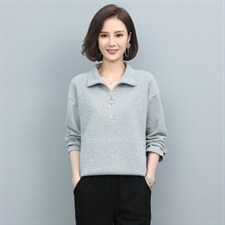 长期现货，女士卫衣春秋款2022年新款宽松时尚秋冬减龄长袖上衣潮，女装卫衣/绒衫，涵誉