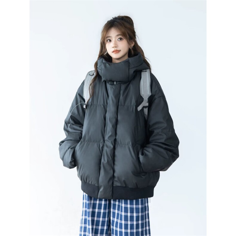 W10933-P108网图现货棉衣美式复古连帽棉服冬季加厚保暖面包服,男装棉衣,星座1608