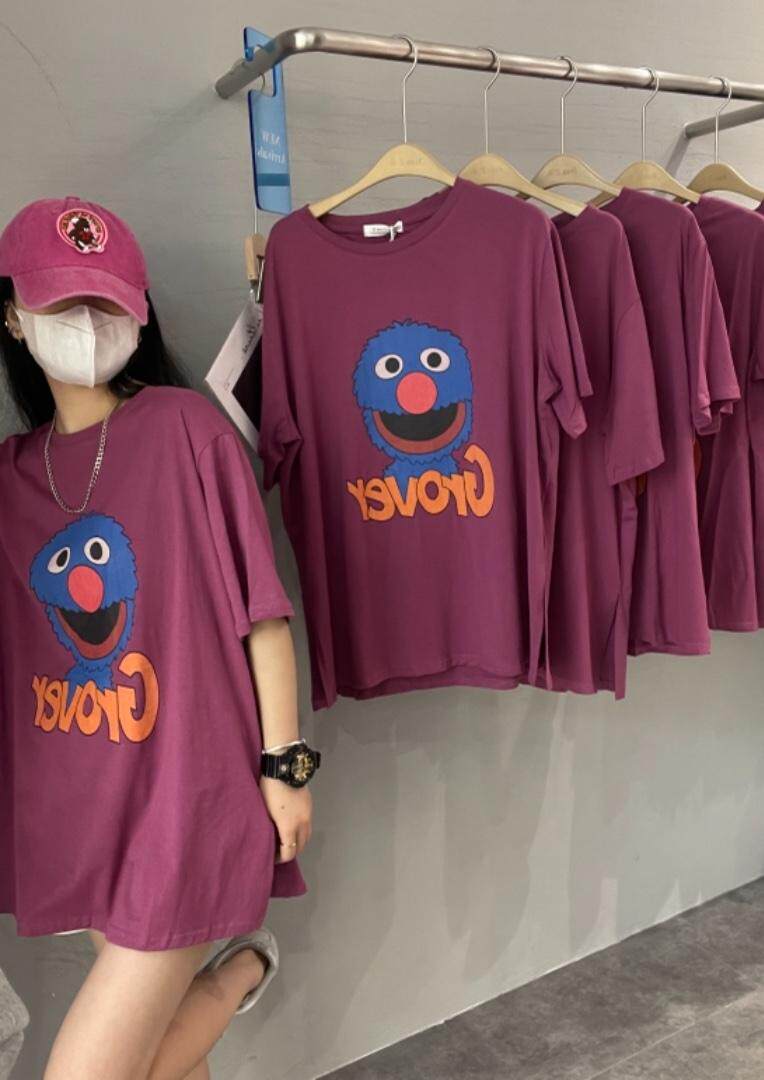 夏季新款大版卡通T恤，女装T恤，JIAN.Z 简.站