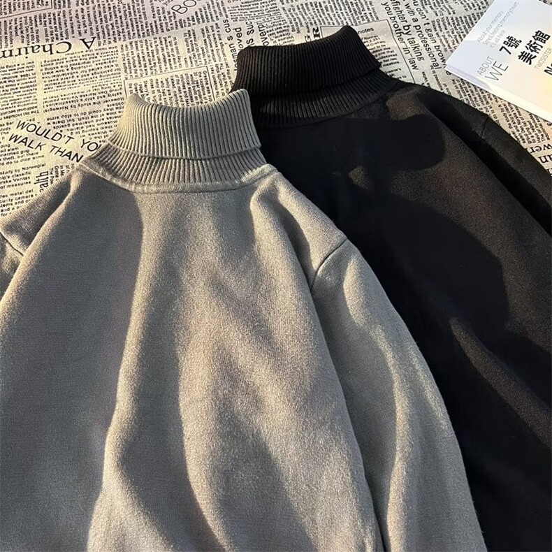 男2023秋季复古日系针织衫高领纯色毛衣SY001P30,男装针织衫/毛衣,星座1116-2