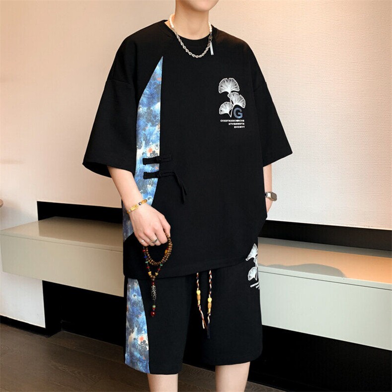 TZ2028-特50套装2025夏季新款短袖套装男青少年学生,男装休闲套装,电商A247
