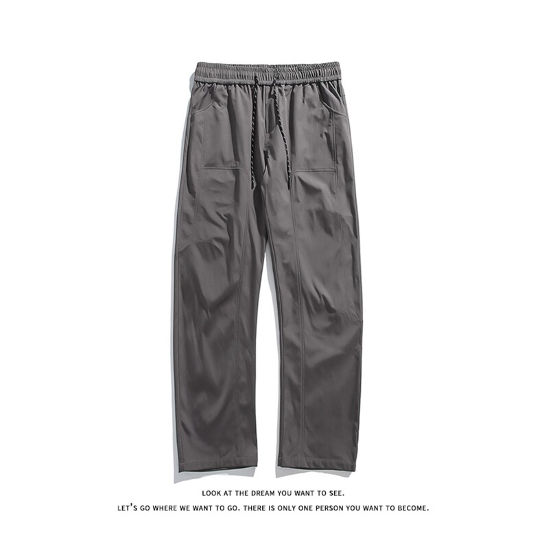 巴家弯刀宽松高街阔腿裤机能防水冲锋裤长裤K8541-P27【特价】,男装休闲裤,电商A007