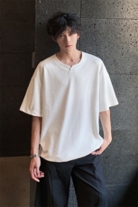 短袖男夏季新款冰丝凉感T恤上衣T0163-P28，男装T恤，星座214-3