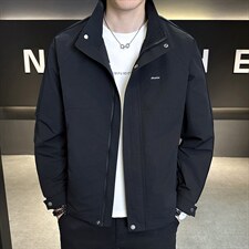 店主风新款夹克外套男春秋休闲百搭时尚立领男士夹克N217-P72，男装夹克，星座310B-3