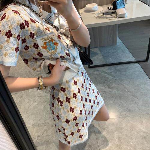 小香风四叶草套装，女装职业装，XTZ style