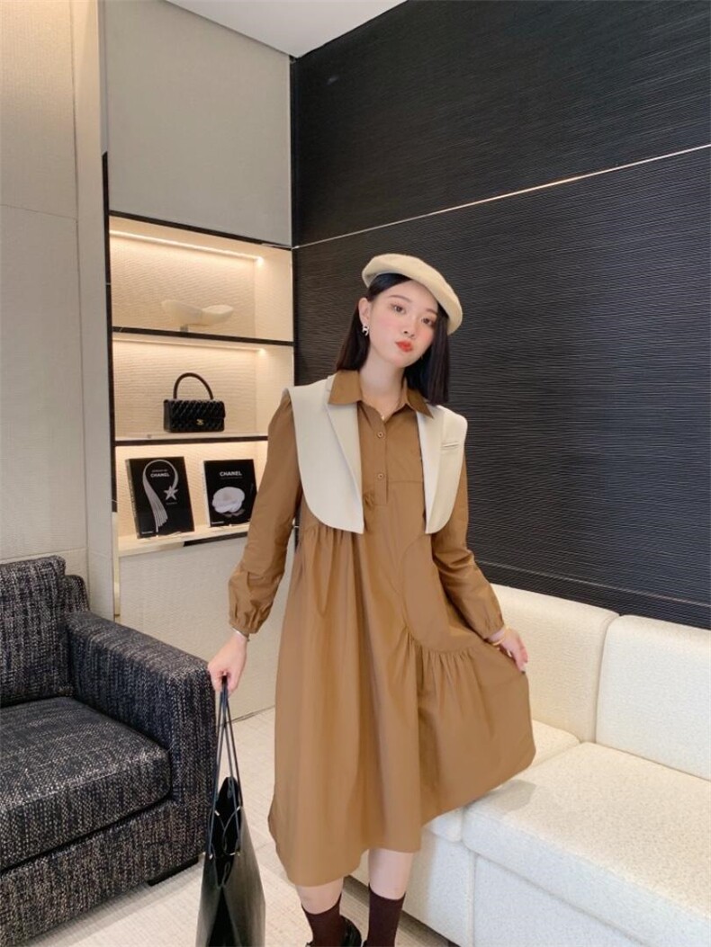 早秋款披肩韩系两件套裙，其它，爱娜.悦儿