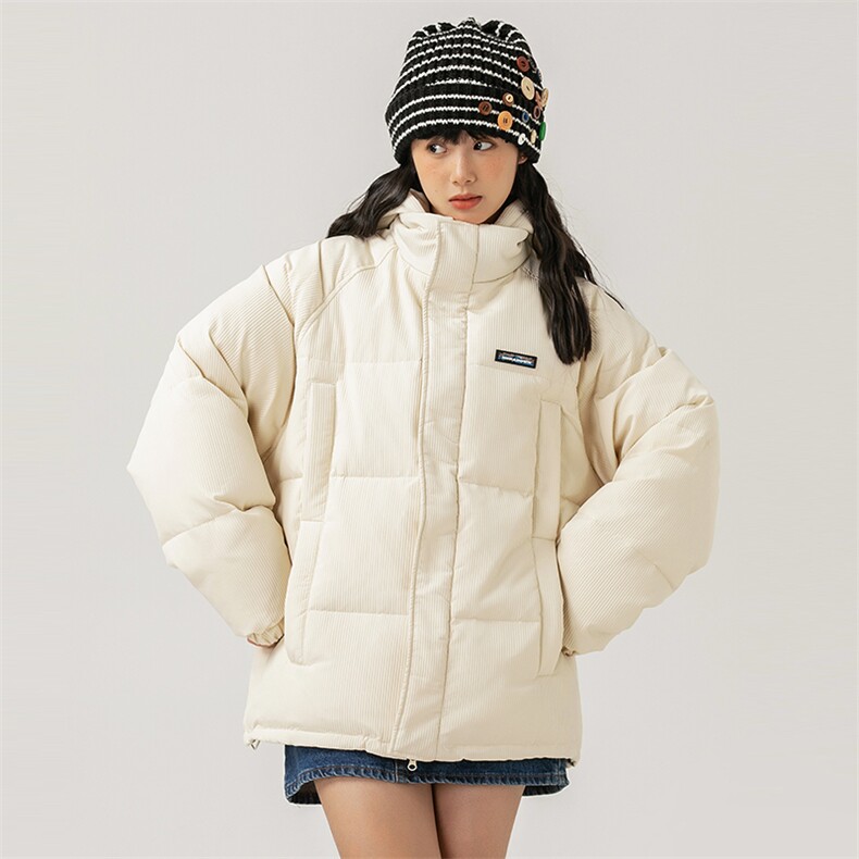 2026冬季新款男日系潮牌纯色连帽白鸭绒羽绒服加厚外套YR28-F235图片