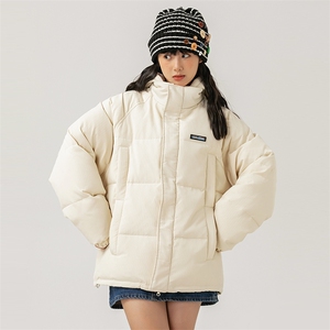 2026冬季新款男日系潮牌纯色连帽白鸭绒羽绒服加厚外套YR28-F235图片