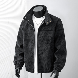 2026春季新款得物品质休闲皮夹克飞行服皮衣男防外套730-P58图片