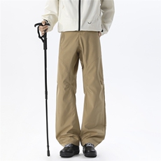 美式户外褶皱设计冲锋裤男防风徒步登山裤子防水耐磨CF157-P50，男装休闲裤，星座310A-4