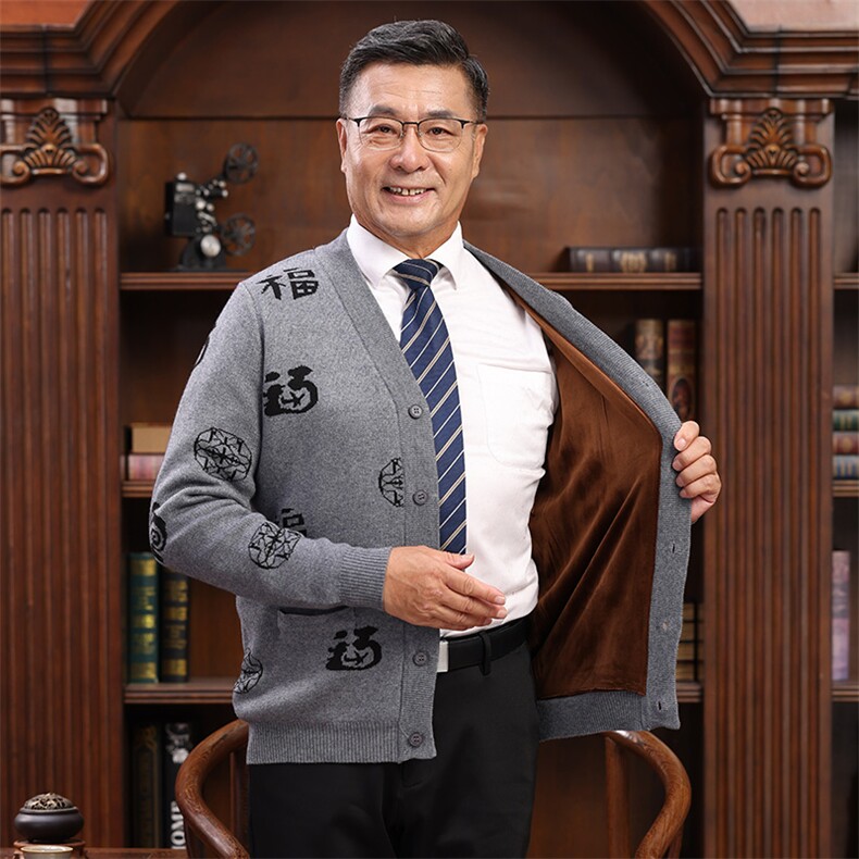 2025年秋季时尚百搭通勤简约休闲休闲情侣,男装中老年男装,亚东羊绒制品