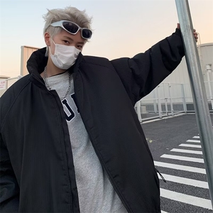 冬季立领棉衣男款潮牌宽松加厚棉服棉袄小众设计休闲棉外套 MW212图片