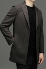 BW65890钱塘2020-2中年男士冬季厚款商务休闲简约毛呢西服P330，男装西服，钱塘207-2