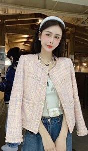 春款亮色小香风图片