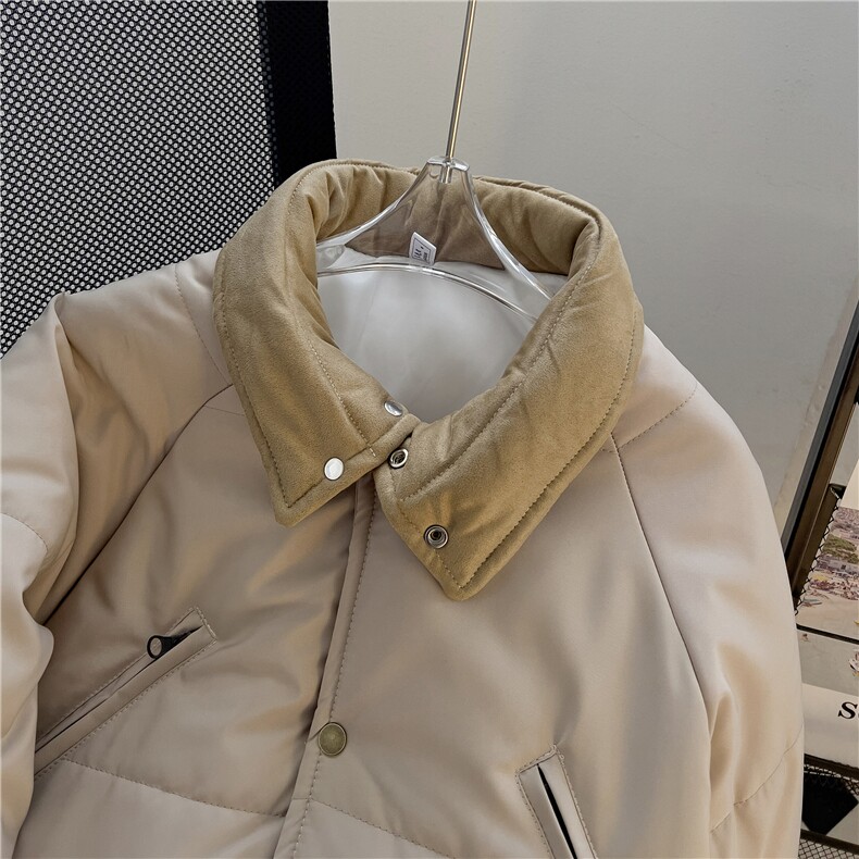 Y127-P82简约棉服外套男冬季设计感加厚棉衣宽松百搭面包服棉袄潮,男装棉衣,星座603-2