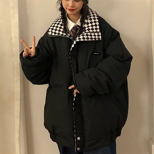 G1003-P65 流行棉衣百搭新款原宿慵懒简约时尚文艺气质潮流图片