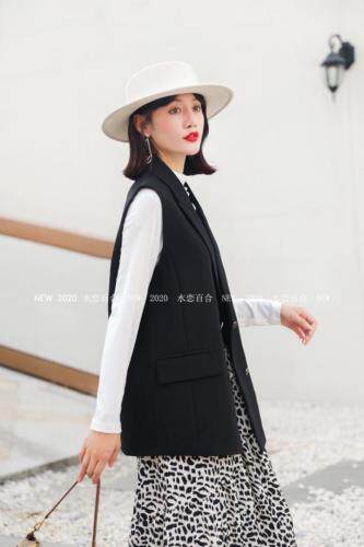 马夹背心，女装马夹，水恋百合