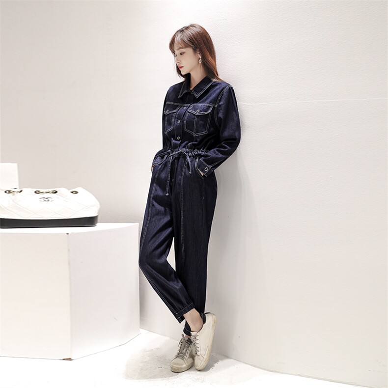 牛仔外套女装秋装2022年新款初秋时尚港风复古chic工装两件套装潮,女装套装/套裙,梦懿尔