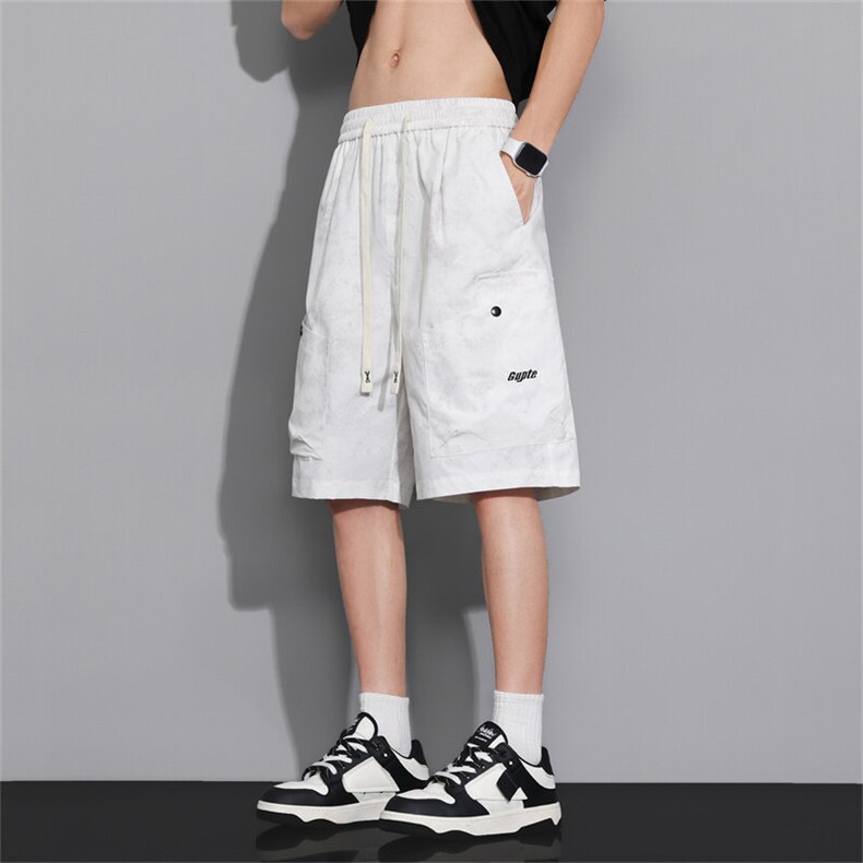 美式工装裤短裤新款宽松夏季休闲五分裤A436-2555-特P30,男装休闲裤,电商A436