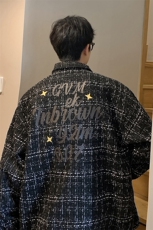 港风小香风长袖衬衫男大码中性风情侣潮衬衫男CCS8019P45，男装衬衫，星座226-1