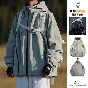 【真三防三合一冲锋衣】DZ2193-TP215控价299 Cityboy 户外棉衣男图片