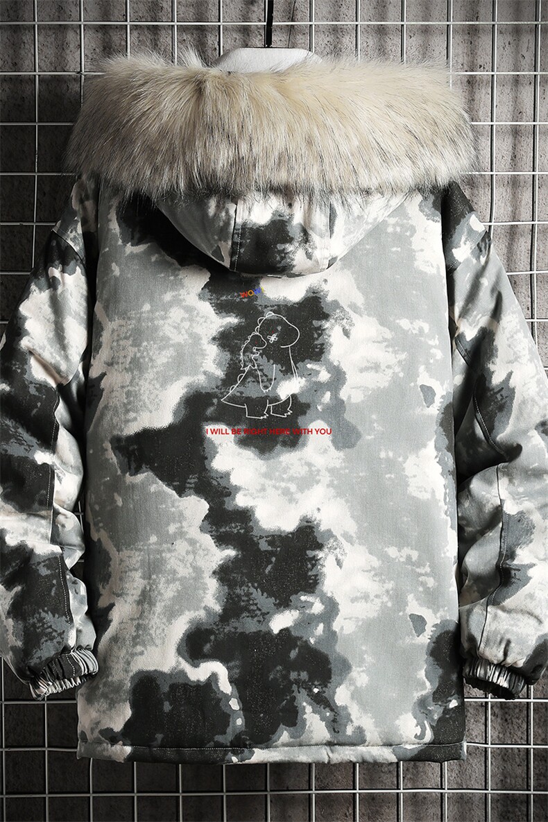 MC49140-P135日系潮衣男大码派克服男工装服外套袄,男装棉衣,电商A040A