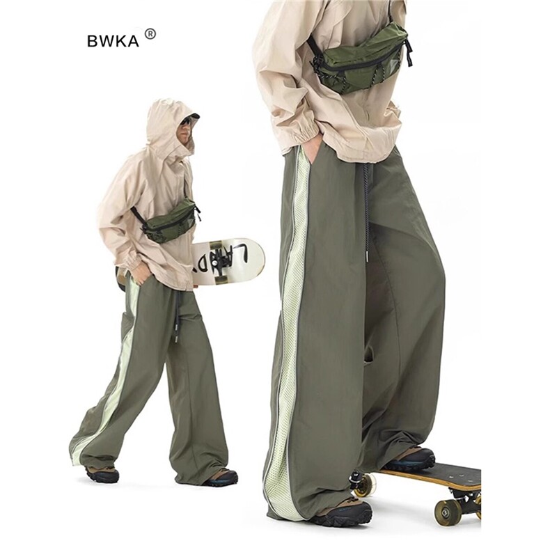 美式网眼速干伞兵工装裤男夏季户外登山冲锋裤宽松休闲裤B859-P42图片