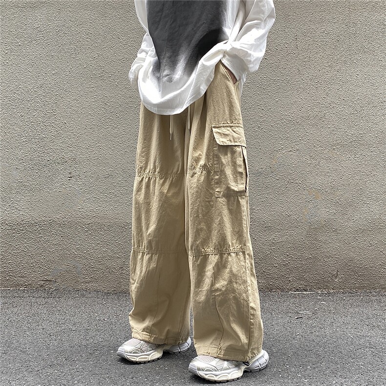 夏季新款日系原宿直筒阔腿裤美式潮牌休闲工装裤男现货K7307-P40,男装工装外套,星座512-3