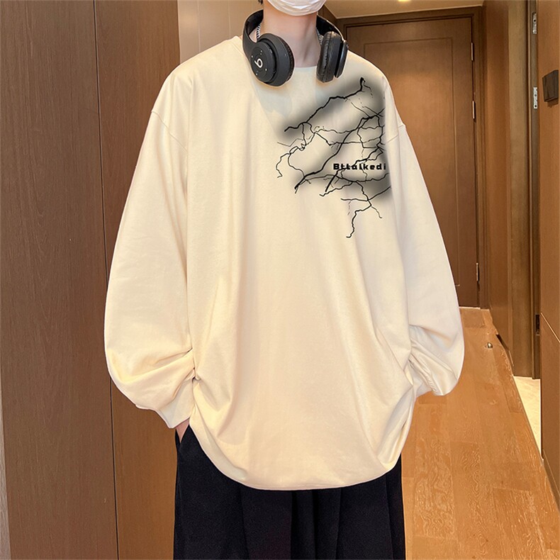抖音得物供货量大从优可提供视频美式长袖T恤CT570特P28,男装T恤,电商A486