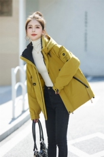 工装派克羽绒棉服女2025冬季新款韩版宽松连帽加厚保暖冲锋衣外套，女装棉衣/棉服，艾仟回(原伊仟回)