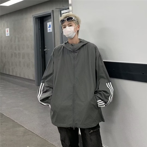 2025夏季潮流冰丝防晒衣男女新款户外防晒服 JK9311 P45图片