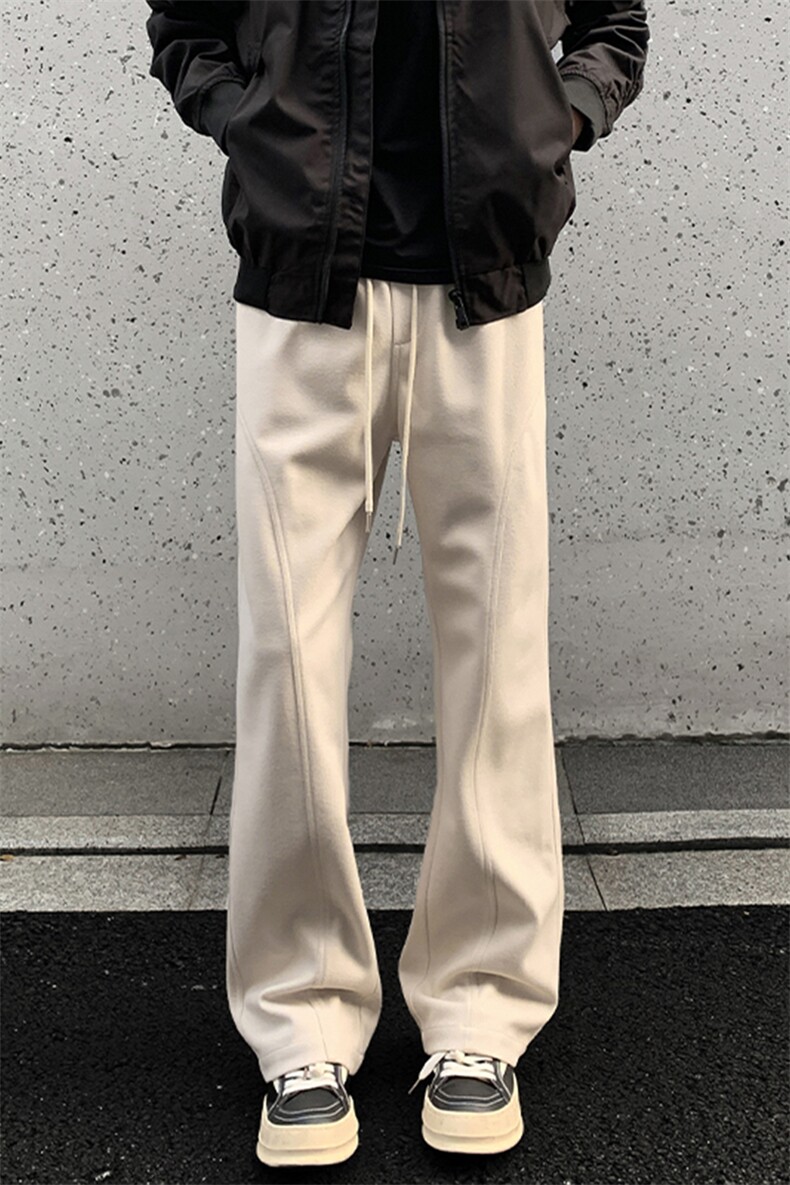 2025秋季新款外景重磅420g星空呢斜切长裤M-5XLHK25646-特P35,男装休闲裤,电商A022