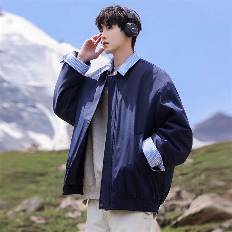 潮流宽松休闲棉衣潮牌高街棉服A161-9983-图片