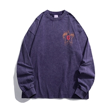 白底新款秋季时尚百搭宽松纯棉100套头卫衣ST205P45控58，男装卫衣，电商A247-1