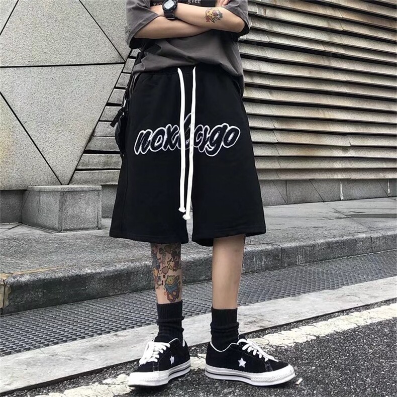 美式短裤男夏季潮牌五分裤宽松潮流高街休闲运动篮球裤D6070-P26,男装休闲裤,星座1008-1