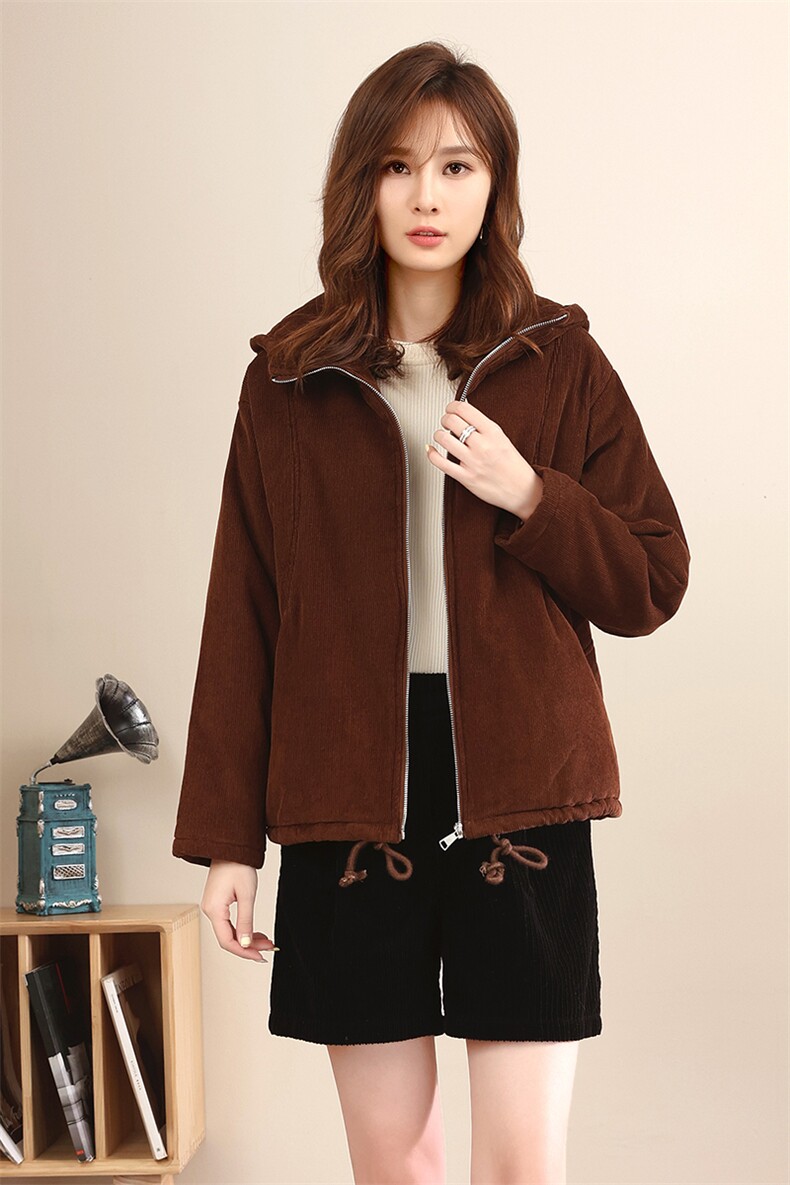2023冬装新款连帽棉衣外套,女装棉衣/棉服,小林双子