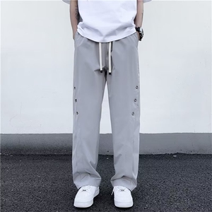 冲锋裤男士夏季美式高街vibe机能工装裤子高级感微喇休闲裤~X1398图片