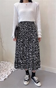 2022秋季新款碎花半裙图片
