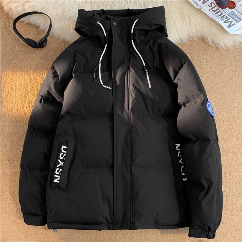 棉衣男冬季连帽棉袄外套韩版潮流宽松面包棉服MY844310B-1-P65,男装棉衣,星座310B-1