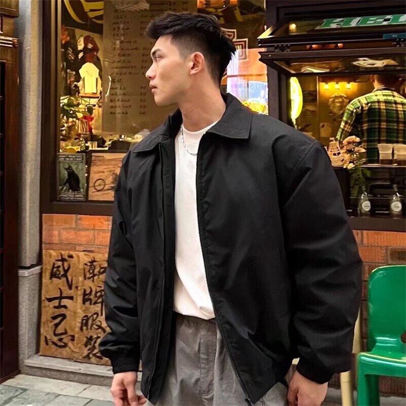 W9066-P70 网图现货 美式休闲夹克三防宽松户外工装棉服百搭外套图片
